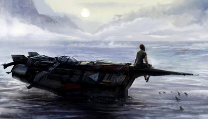 Ship upon water