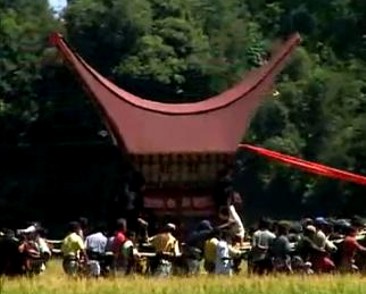 Funeral carriage in Indonesia