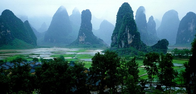 Erosed Rocks at Guilin