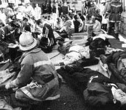 Gas attack at Japan subway