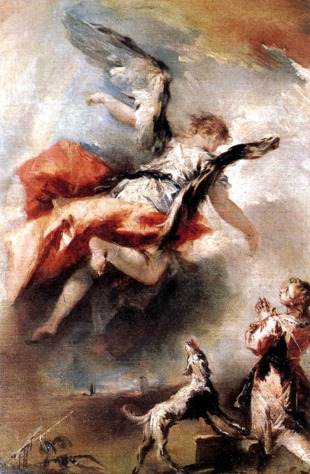 Angel Rafael appears to Tobias, Guardi