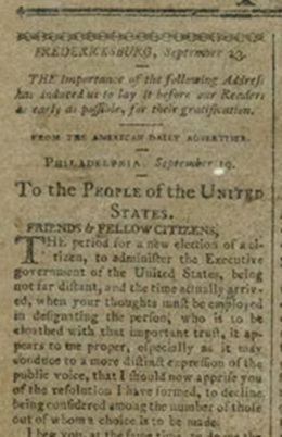 Vaingtono atsisveikinimo laikas