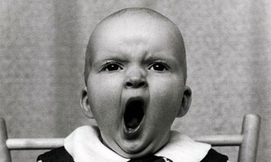 Baredom of baby